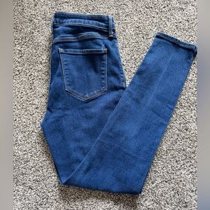 Old Navy Women's Deep Blue high rise Skinny Jeans